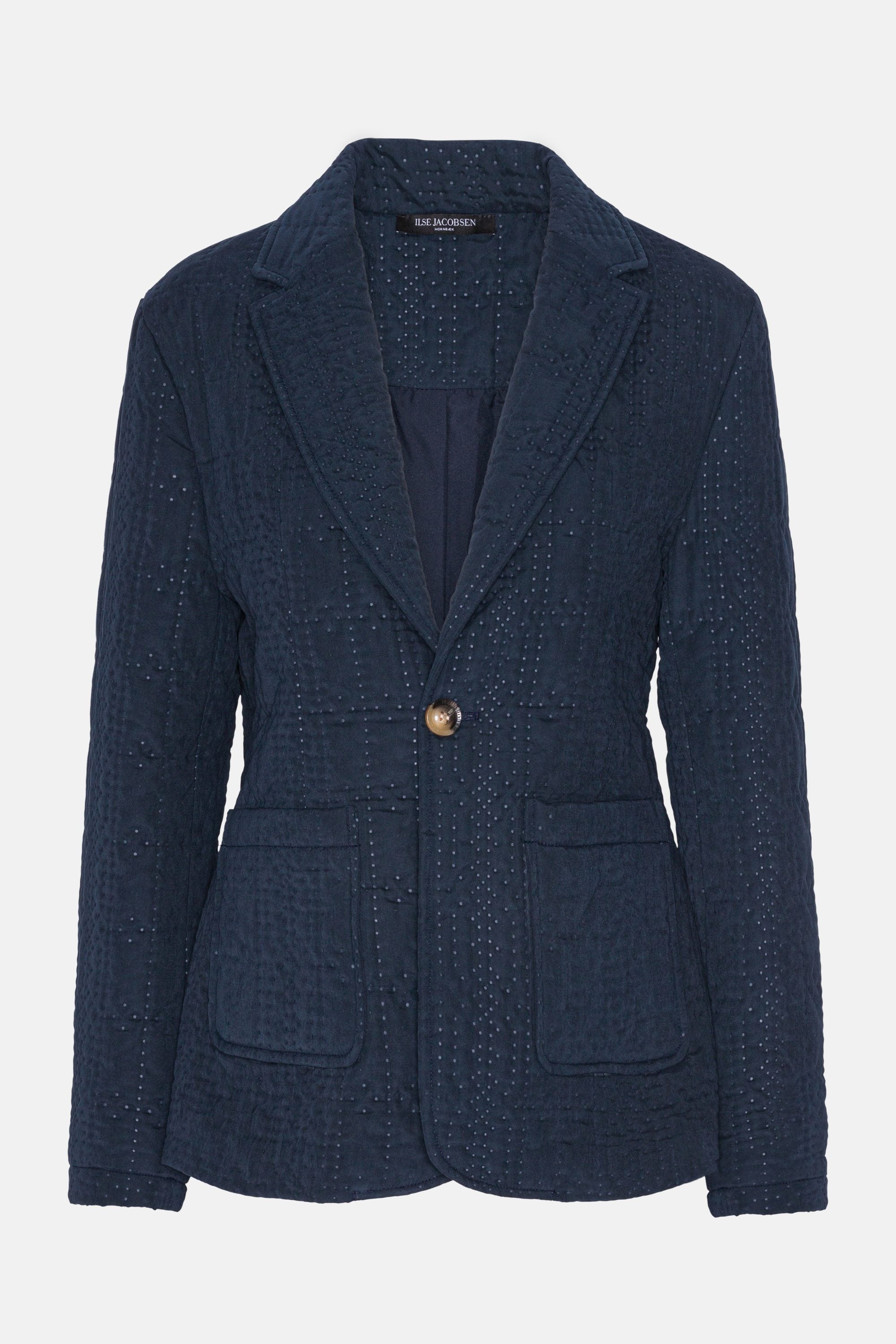 Gesteppter Blazer - Dark Indigo